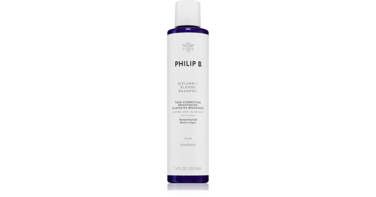 Philip B. Icelandic Blonde Shampoo for blonde and grey hair | notino.ie