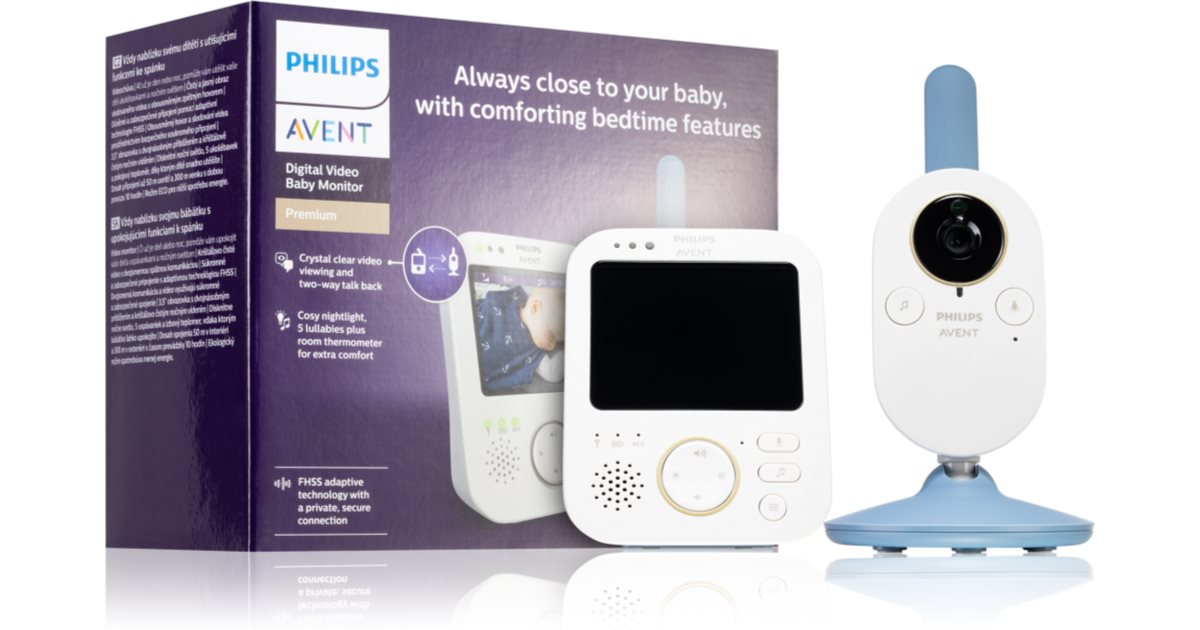 Philips Avent Baby Monitor SCD845 Moniteur vidéo numérique pour bébé