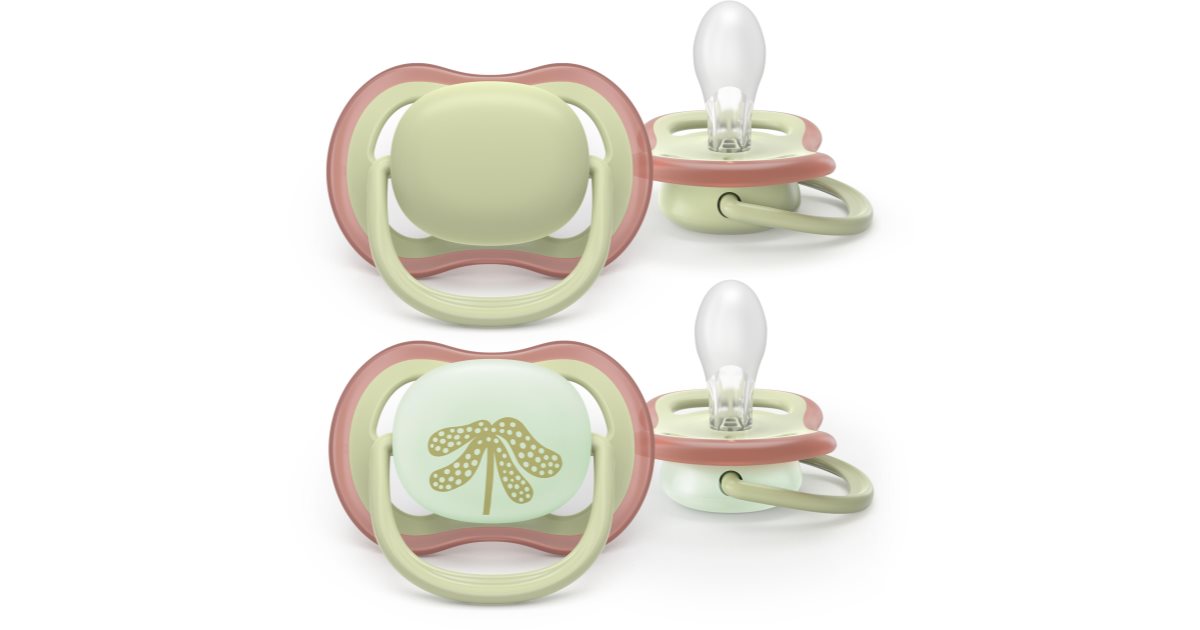 Philips Avent Ultra Air Soother 2 Pack   Light Breathable Glow In The Dark Baby Soother For Babies 6 18 Months   BPA Free With Steriliser Carry Case (Blue)   Model SCF376/13 | Buy Now With Express International