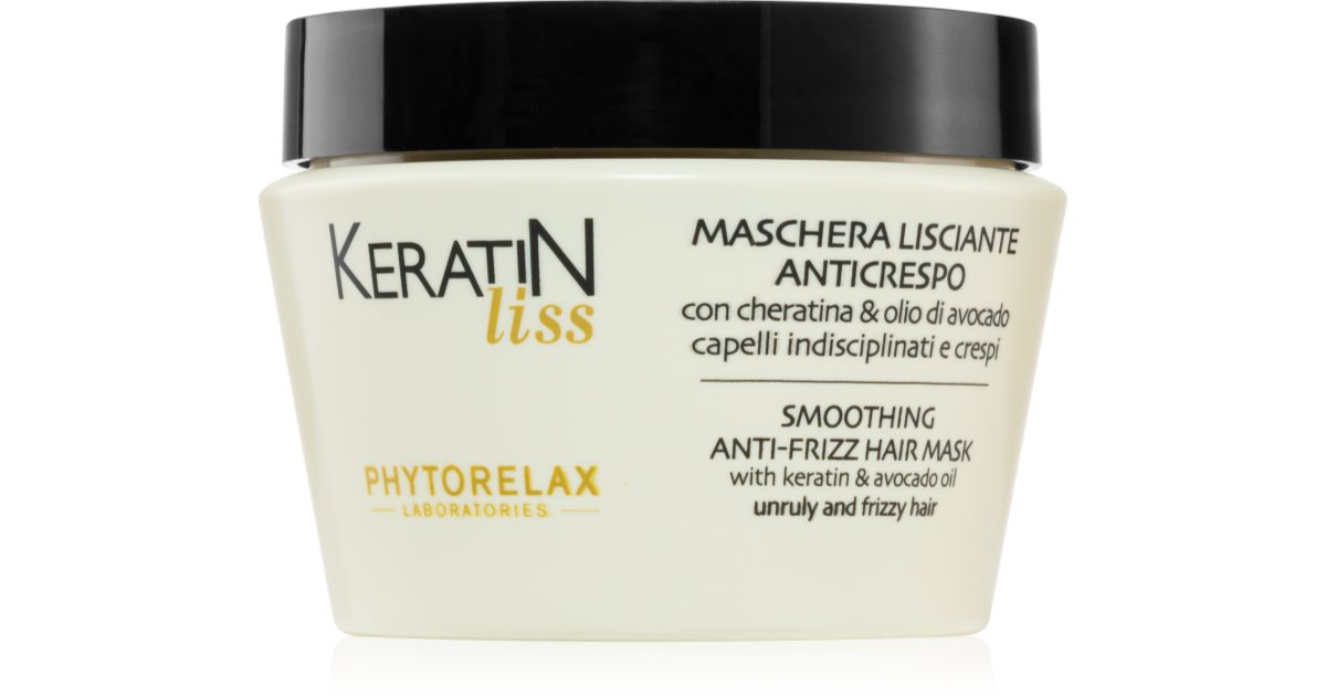 Phytorelax Laboratories Keratin Liss máscara de alisamento para cabelos ...