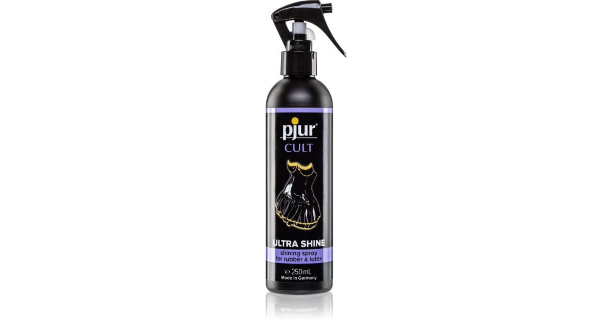Pjur Cult Ultra Shine huile dentretien du latex et du caoutchouc ...
