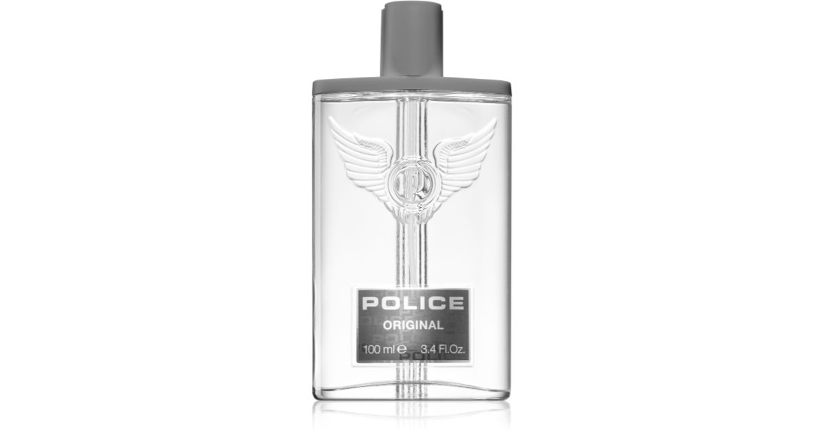 Parfum Police Toilette Pour Homme - 100ml, Notes Santal, Menthe, Musc - Frais Et Masculin