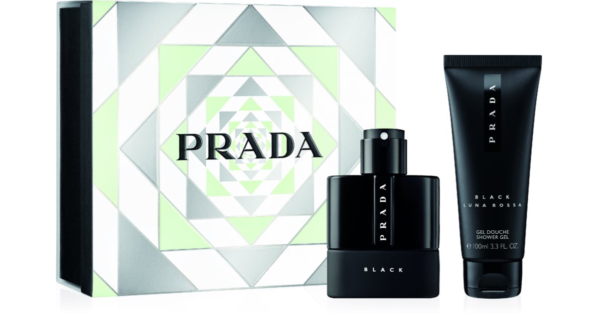 Prada luna rossa cheap black gift set