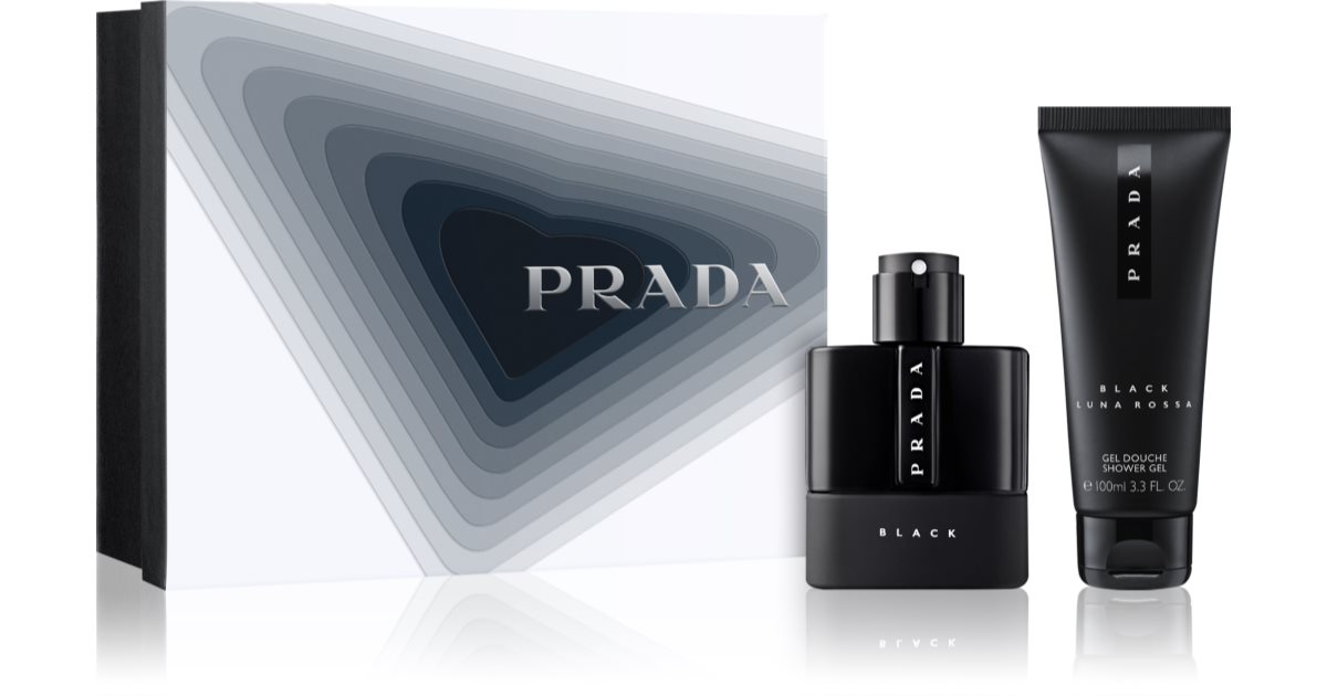 Prada Luna Rossa Black gift set for men