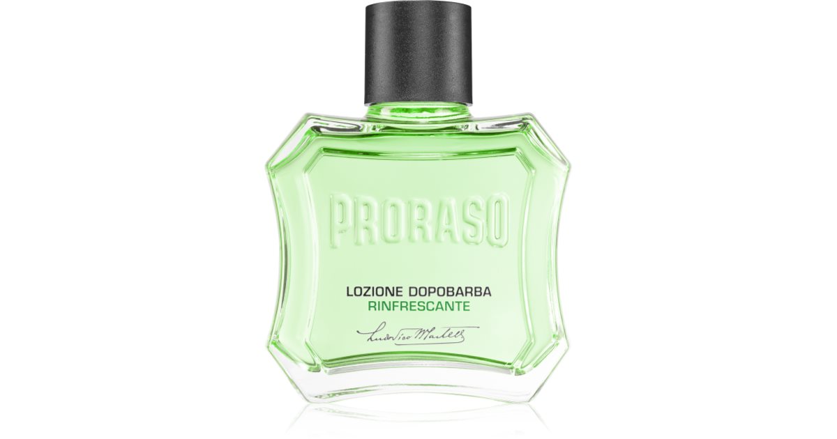 Proraso Green refreshing after shave splash Review notino.co.uk