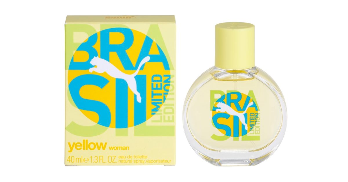 Puma Yellow Brasil Edition 2014 Eau de Toilette Damen 40 ml