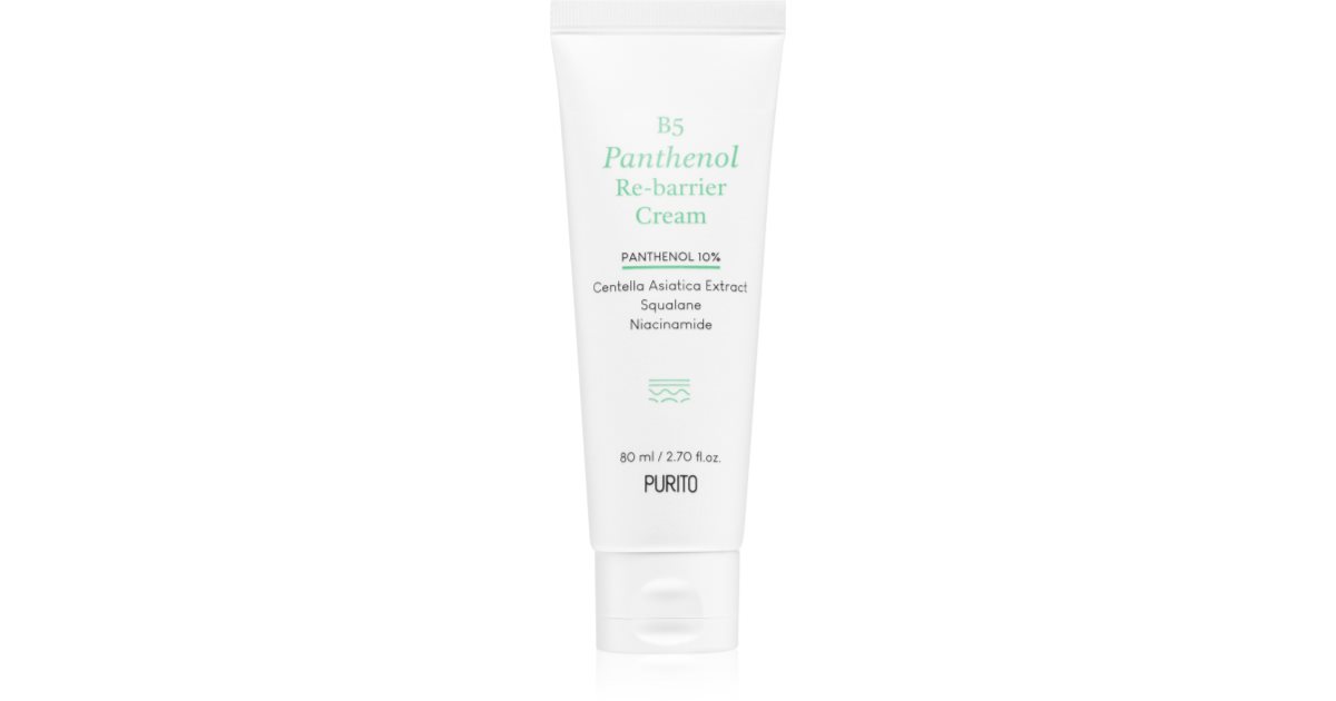 Purito B5 Panthenol Re-barrier Cream syväkosteuttava voide rauhoittava
