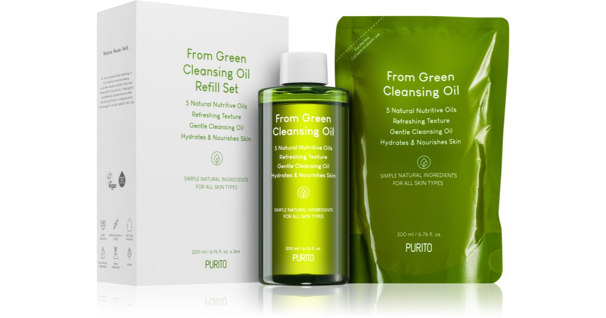 PURITO From Green Cleansing Oil (Set)