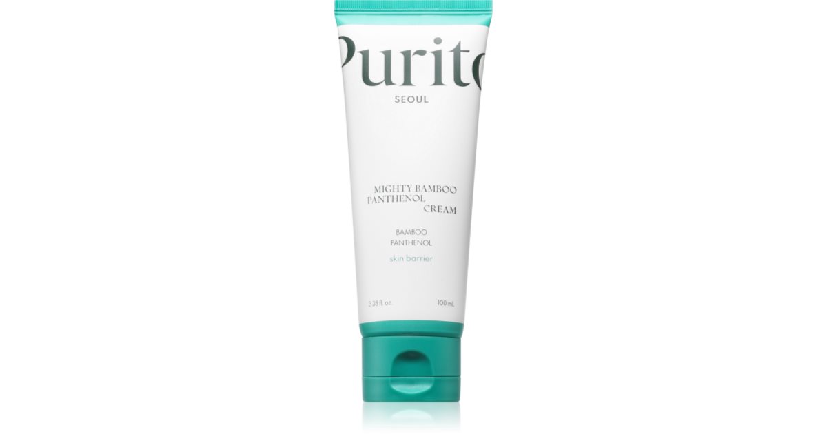 Purito Mighty Bamboo Panthenol Cream crème régénératrice intense pour