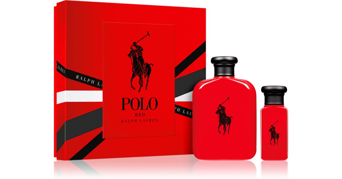 Ralph lauren discount polo red set