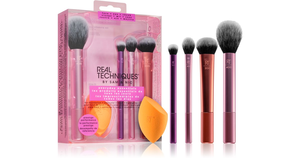 Real Techniques EVERYDAY ESSENTIALS SET - Kit pennelli