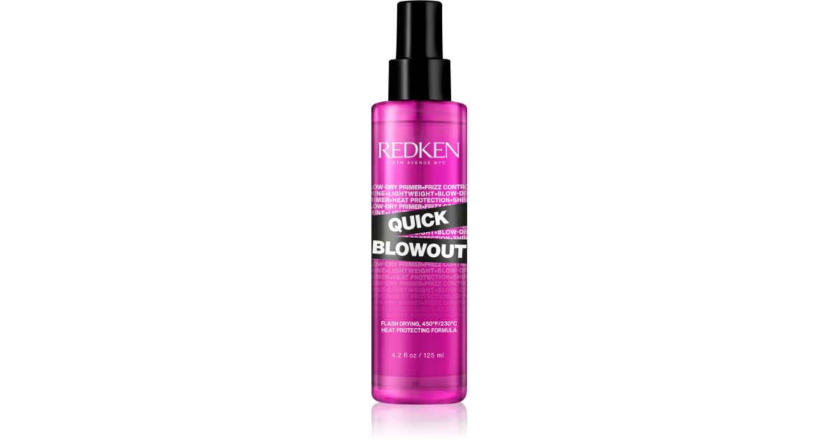 Redken Quick Blowout Heat Protection Hairspray for Use with Flat Irons