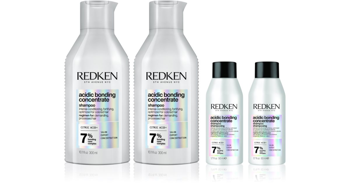 Redken acidic bonding concentrate shampoo and conditioner, good