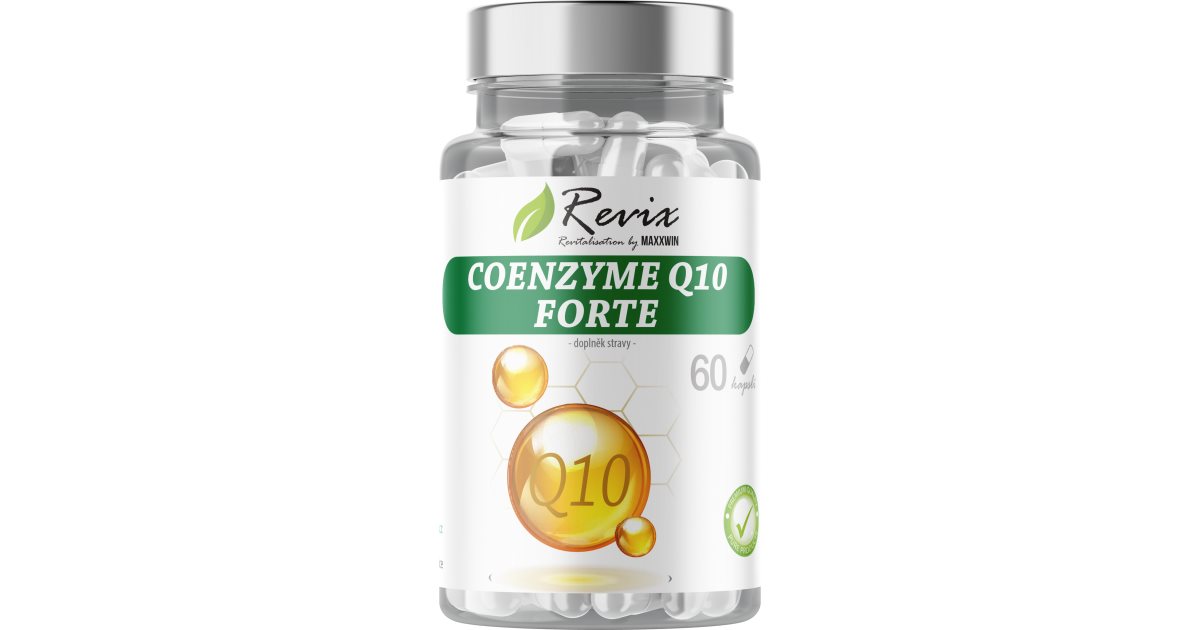 Revix Coenzyme Q10 Forte capsules for normal heart and blood vessel