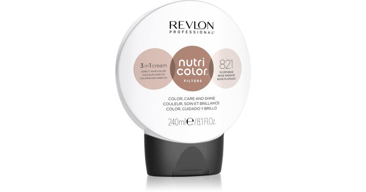 REVLON Nutri Color Filters 054 Corallo – Colorante Capelli Semi-Permanente, Nutriente E Idratante, 100 Ml, Colore Naturale, Senza Ammoniaca