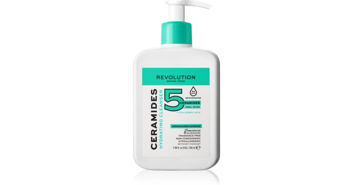 Revolution Skincare Ceramides creme suave de limpeza com ceramides