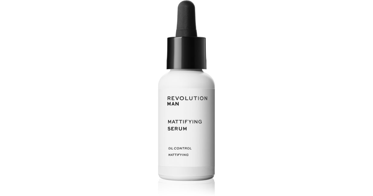 Revolution Man Mattifying moisturising face serum to tighten pores and ...