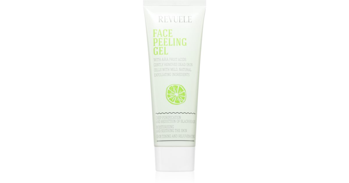 Revuele Face Peeling Gel Aha Fruit Acids Exfoliant Purifiant Visage Anti Points Noirs Notino Be