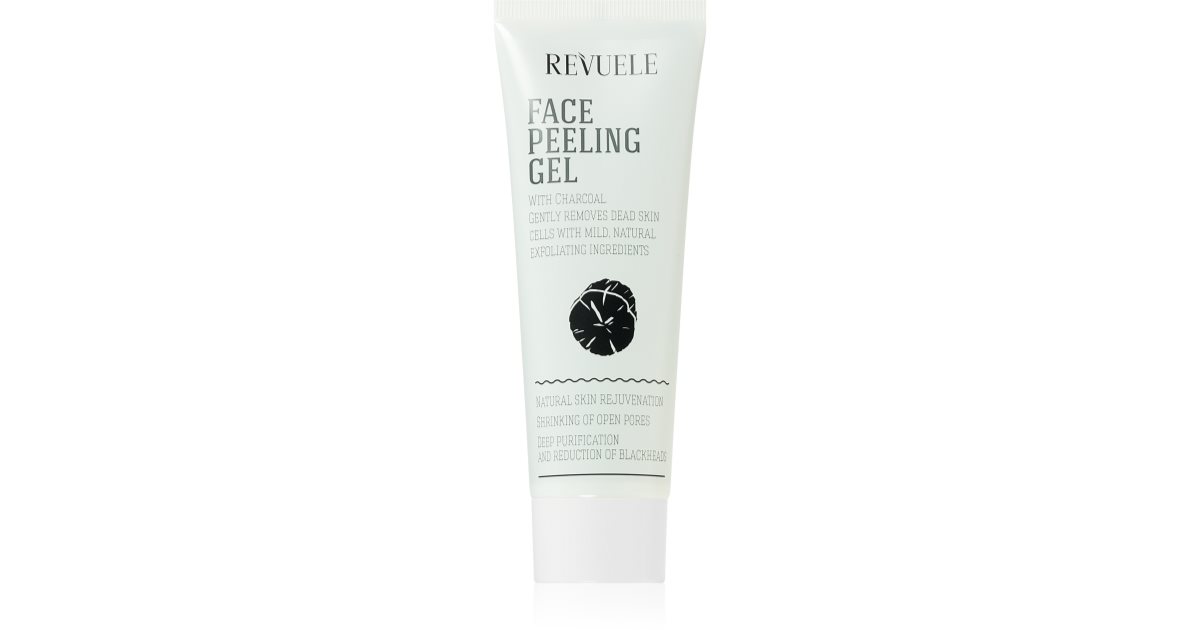 Revuele Face Peeling Gel Charcoal Gelée exfoliante notino.fr