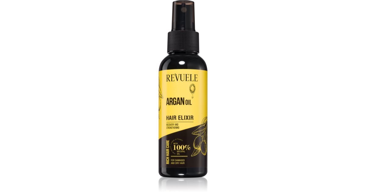 Revuele Argan Oil Hair Elixir Ochranný Sprej Pro Suché A Poškozené Vlasy Notinocz 1860