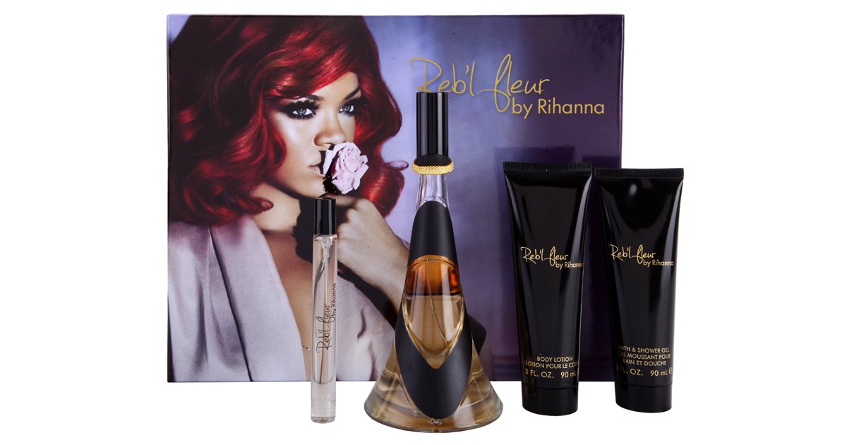 Rihanna Gift Set Rihanna Red Fleur Perfume Rihanna Reb'l Fleur