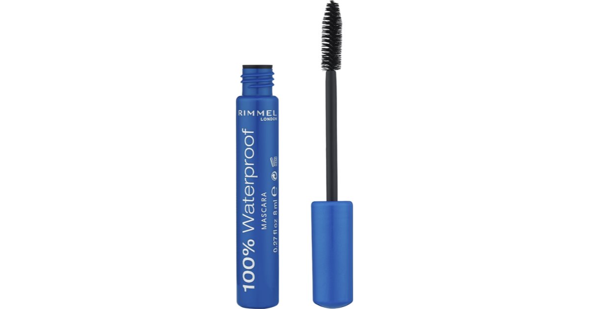 Rimmel 100 % Waterproof máscara resistente à água | notino.pt