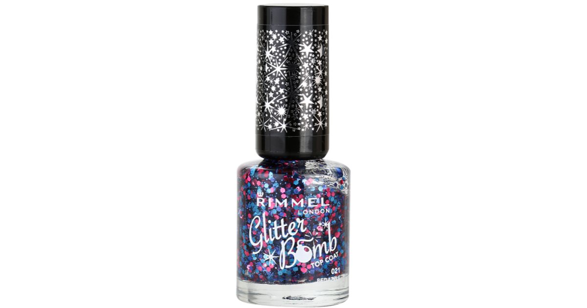 Rimmel Glitter Bomb Nail Polish with Glitter notino.co.uk