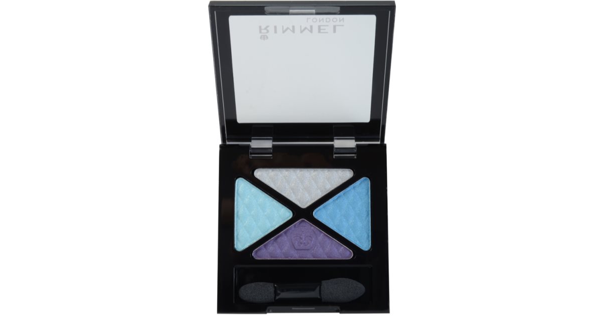 Rimmel Glam Eyes Quad Lidschatten – Farbe 022 Thrill Seeker, Langanhaltend