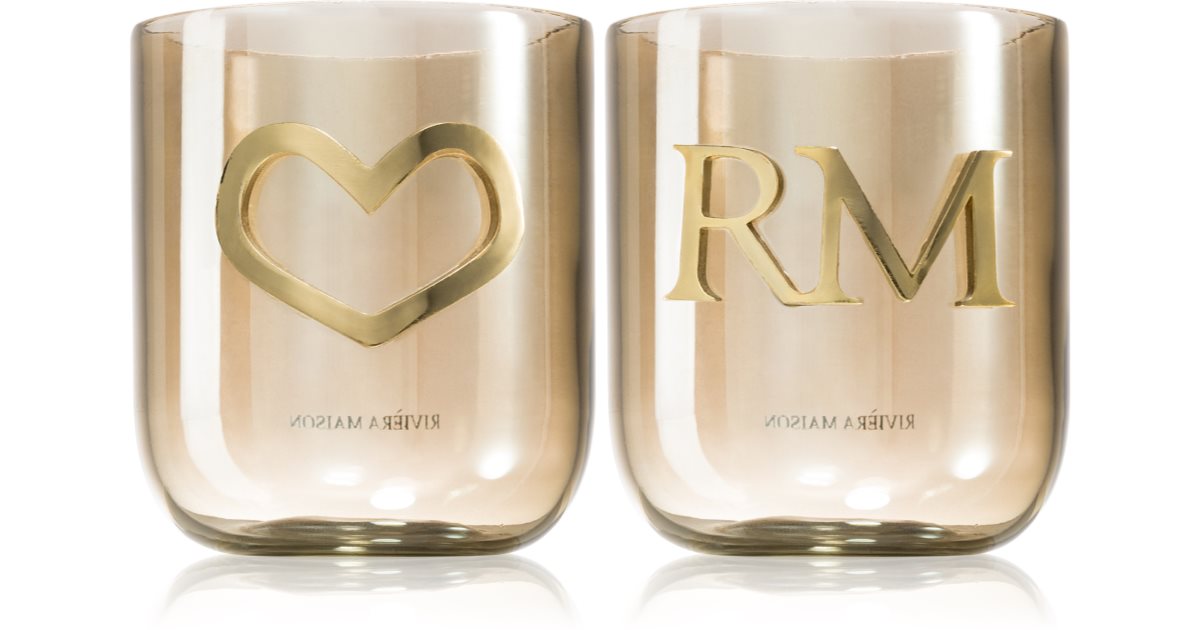 Rivièra Maison Votive RM Love Set porta-candele scaldavivande in vetro