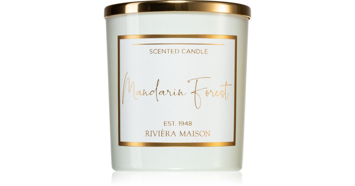 Rivièra Maison Scented Candle Mandarin Forest bougie parfumée notino.be