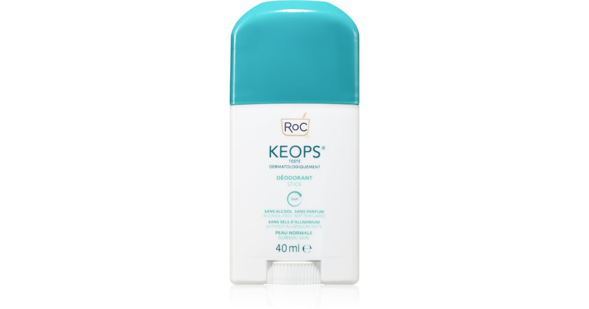 RoC Keops Deodorant Stick déodorant solide sans sels d'aluminium ...
