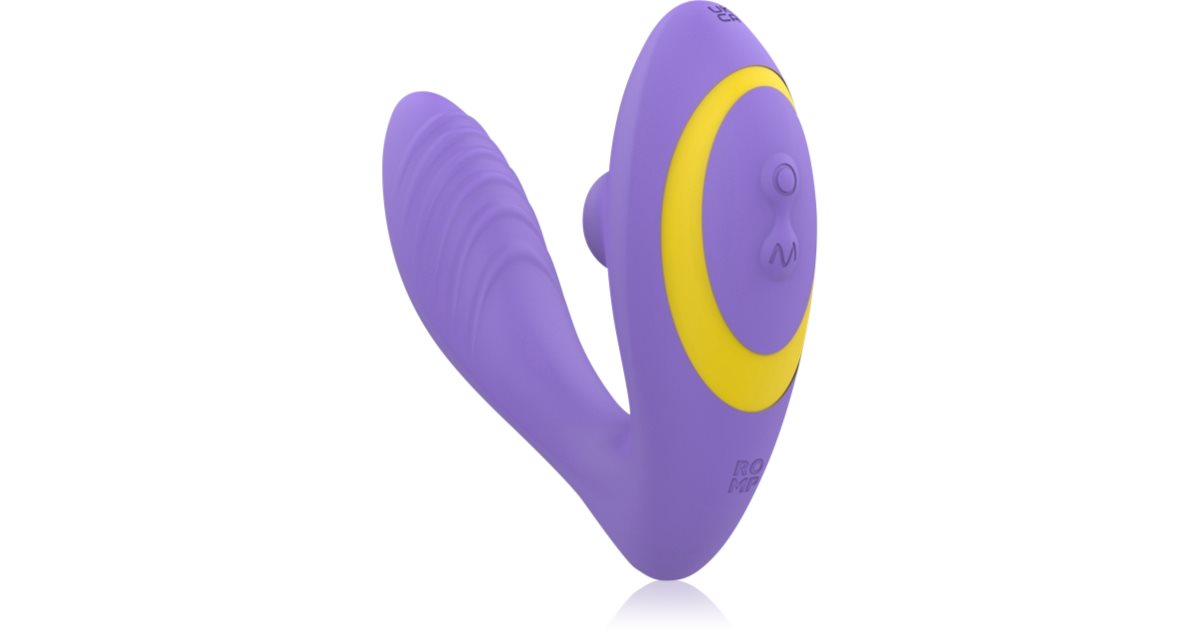ROMP Reverb Clitoral and G-spot vibrator with clitoral stimulator