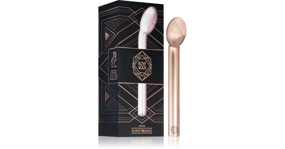 Zola Rechargeable Silicone G Spot Massager - Burgundy-rose Gold