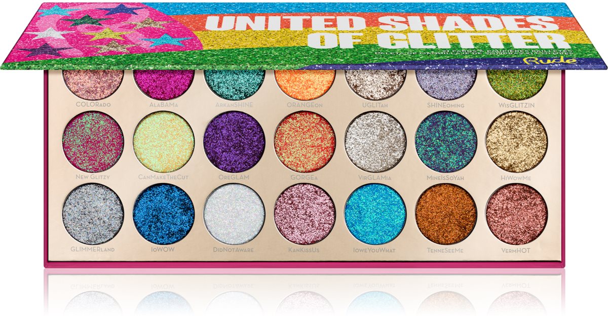 Rude Cosmetics United Shades Of Glitter Glitter Eyeshadow notino.co.uk