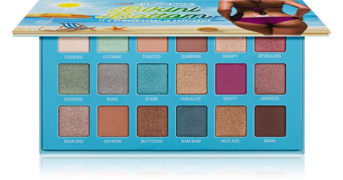 RUDE Bikini Bottom - 18 Eyeshadow Palette by Avera Group main image 1