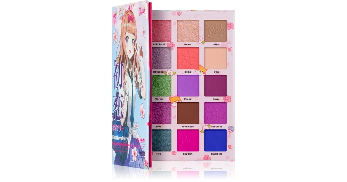 RUDE Manga Collection Pressed Pigments & Shadows - Attitude Academia -  Attitude Academia main image 1