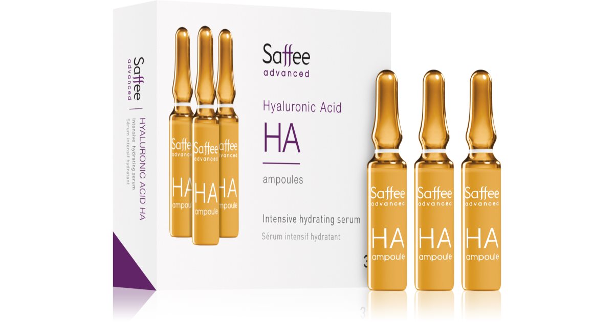 Saffee Advanced Hyaluronic Acid Ampoules ampoule 3day starter pack