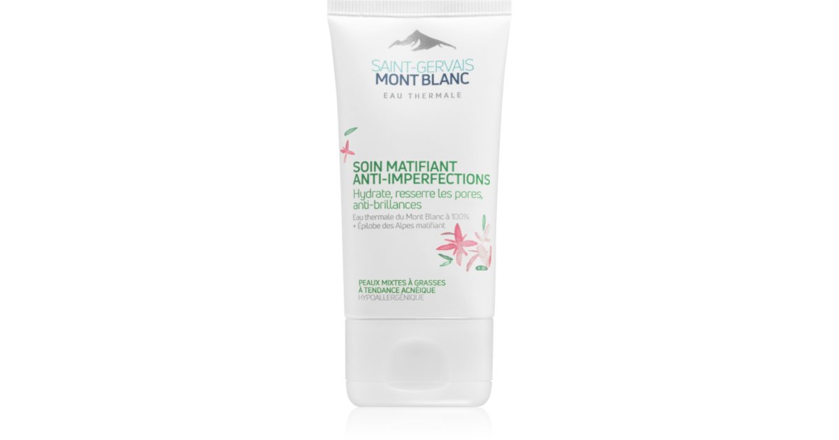 SAINT-GERVAIS MONT BLANC EAU THERMALE crème matifiante pour peaux