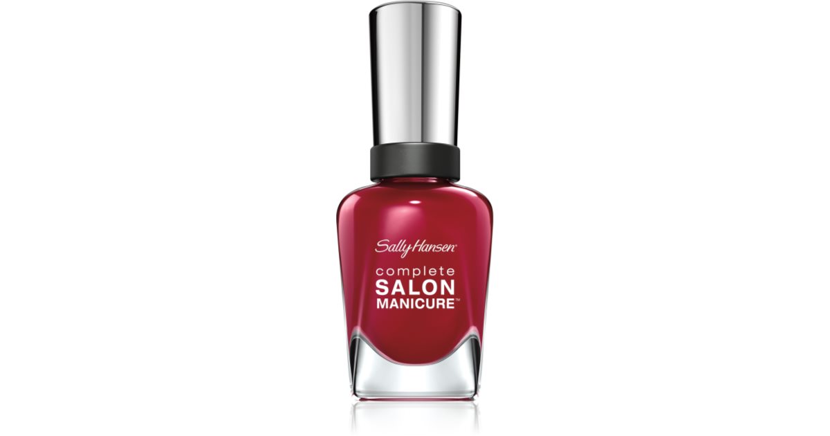 Vernis à Ongles SALLY HANSEN Salon Manicure 415 White One One - 14.7ml, Brillant Métallisé - Neuf