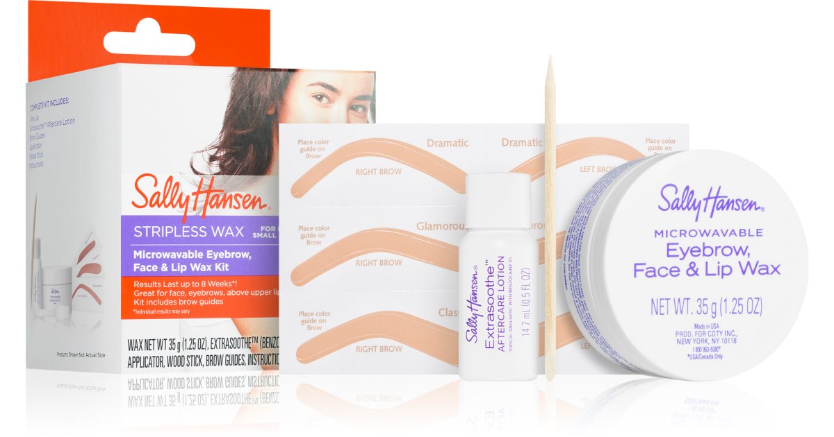 Sally Hansen Wax hairremoval kit for the face notino.co.uk