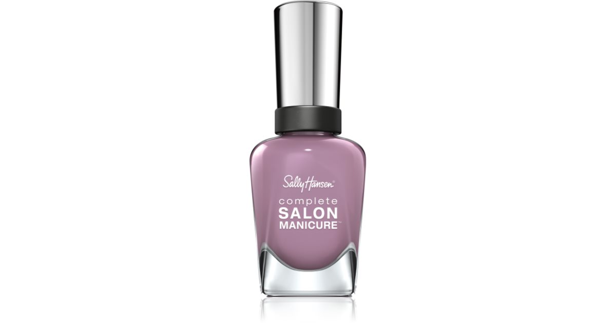 Sally Hansen Complete Salon Manicure Set – Nagellack Farbe 543 + Armkettchen Roségold, Mit Keratin Für Stärkere Nägel