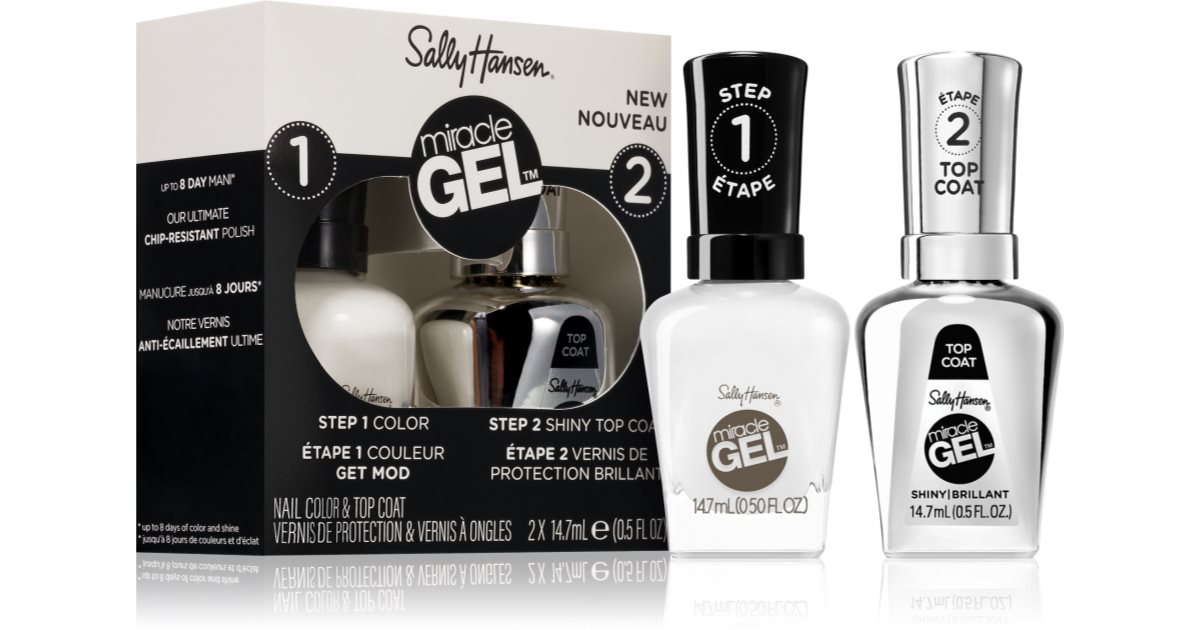 Sally Hansen Miracle Gel™ nail polish and top coat set shade 900 Get