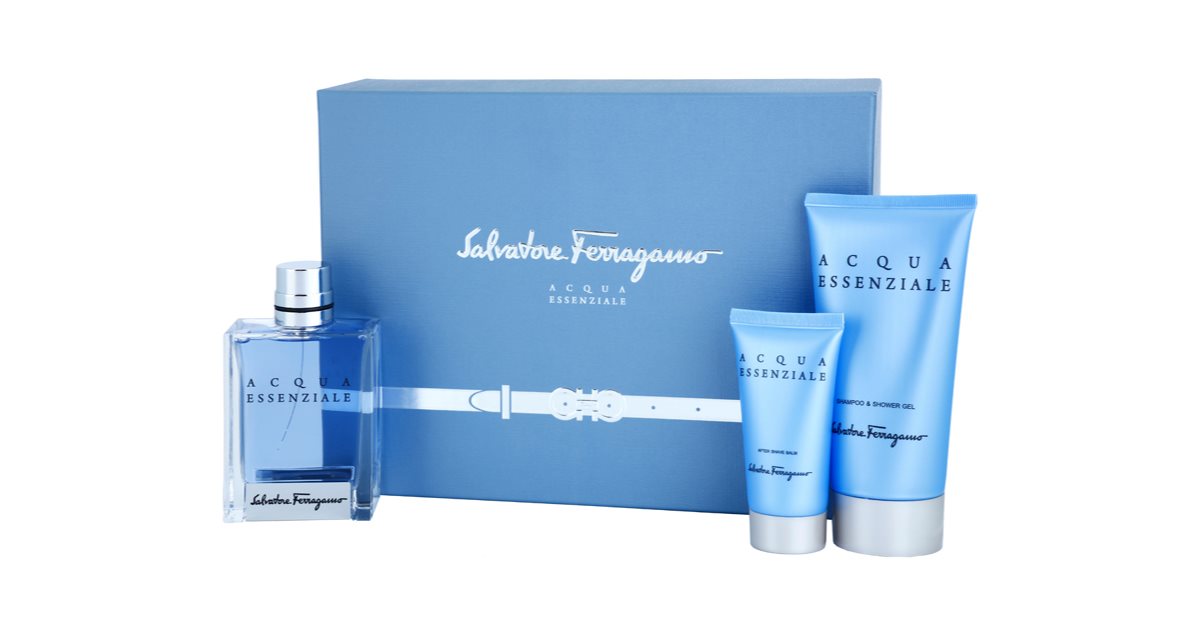 Salvatore ferragamo acqua essenziale cheap gift set