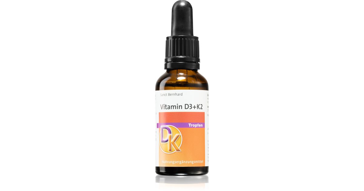 Sanct Bernhard Vitamin D3+K2 drops Tropfen für die normale Funktion des
