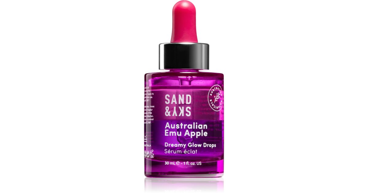 Sand & Sky Australian Emu Apple Dreamy Glow Drops siero bifasico illuminante