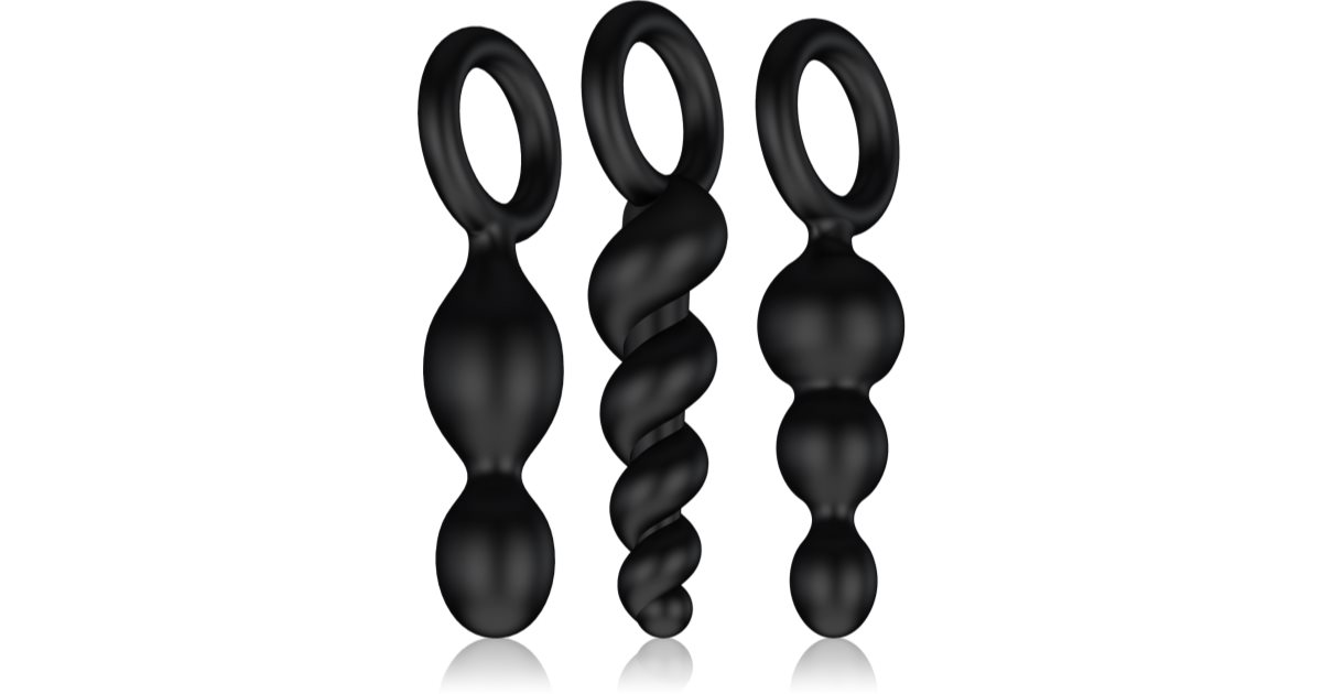 Satisfyer Booty Call Plugs-Assorted Colors (Set Of 3)