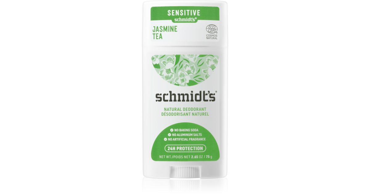 Schmidt's Jasmine Tea déodorant solide notino.be