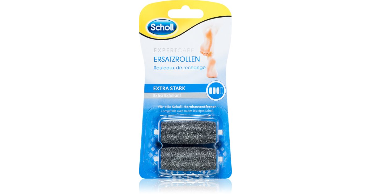 3 Ersatz-Rollenköpfe Für Fußschrubber/Hornhautentferner – Mit 3 Stufen: Extra Grob, Regulär, Sanft – Einfach Einsetzen
