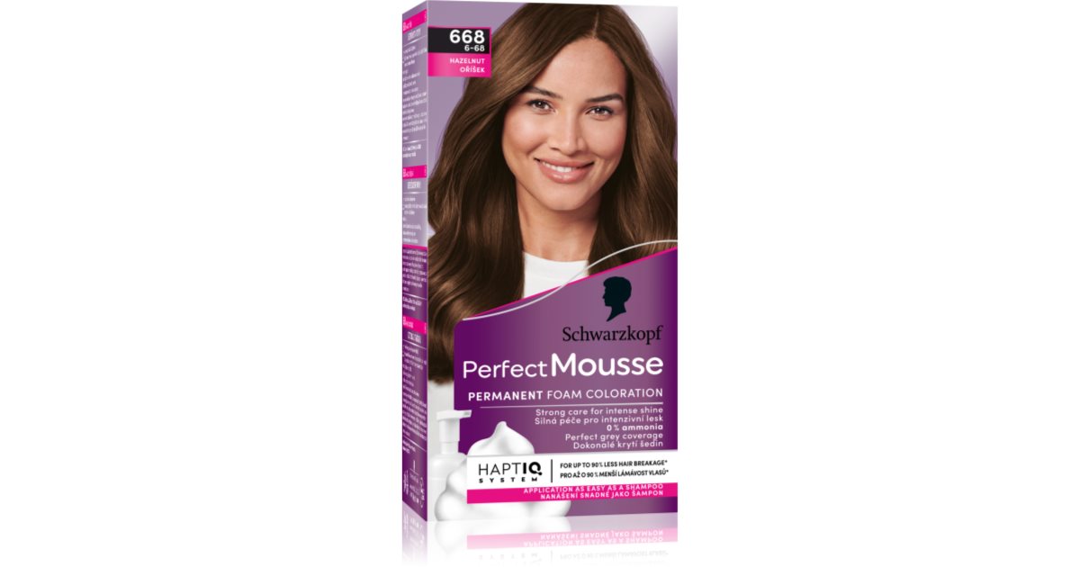 Schwarzkopf Perfect Mousse trwała farba do włosów