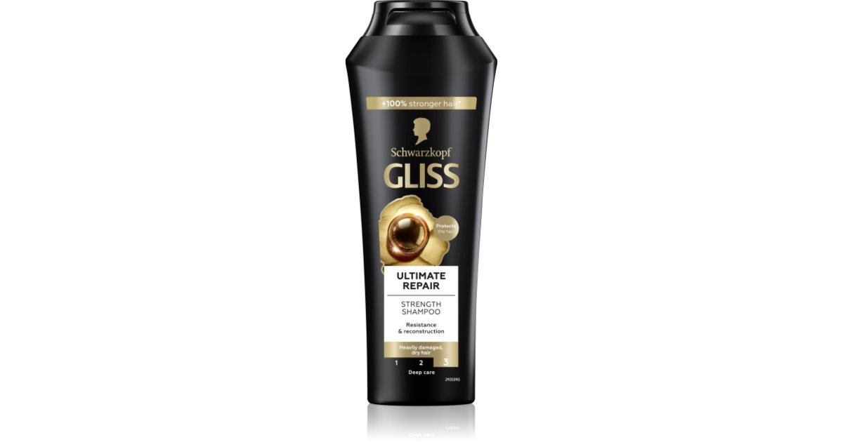 Schwarzkopf Gliss Ultimate Repair зміцнюючий шампунь для сухого